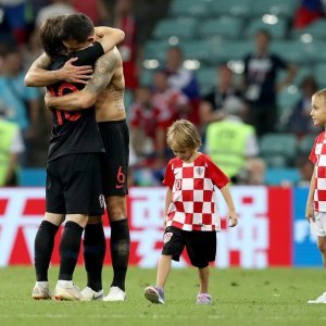 Luka Modrić i Dejan Lovren