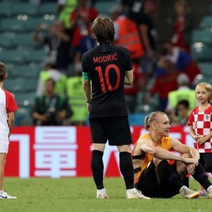 Luka Modrić i Domagoj Vida