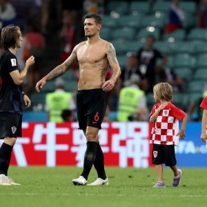 Luka Modrić i Dejan Lovren