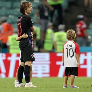 Luka Modrić i Domagoj Vida