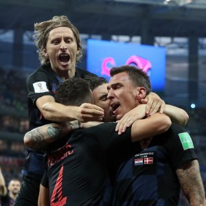 Luka Modrić i Mario Mandžukić