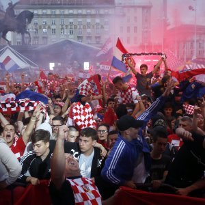 Navijačko ludilo u Zagrebu