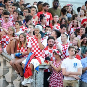 Navijačko ludilo u Dubrovniku