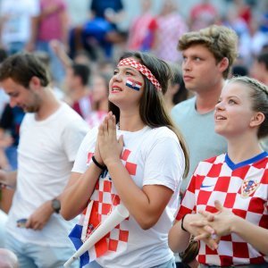 Navijačko ludilo u Dubrovniku