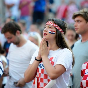 Navijačko ludilo u Dubrovniku