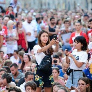 Navijačko ludilo u Dubrovniku