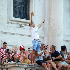 Navijačko ludilo u Dubrovniku