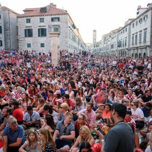 Navijačko ludilo u Dubrovniku