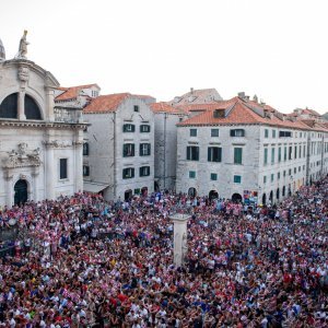 Navijačko ludilo u Dubrovniku