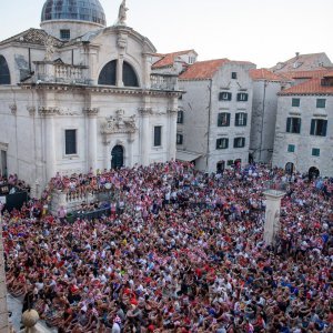 Navijačko ludilo u Dubrovniku