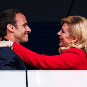 Emmanuel Macron i Kolinda Grabar Kitarović