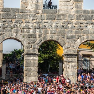 Arena u Puli tijekom finalne utakmice SP-a Hrvatska - Francuska