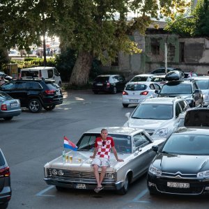 Arena u Puli tijekom finalne utakmice SP-a Hrvatska - Francuska