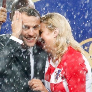 Emmanuel Macron i Kolinda Grabar Kitarović
