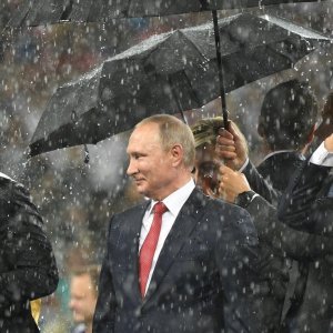 Vladimir Putin, Emmanuel Macron i Kolinda Grabar Kitarović
