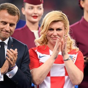 Emmanuel Macron i Kolinda Grabar Kitarović