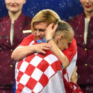 Kolinda Grabar Kitarović i Domagoj Vida