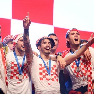 Vatreni na Trgu bana Jelačića