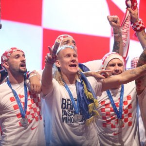 Vatreni na Trgu bana Jelačića