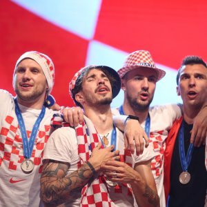 Vatreni na Trgu bana Jelačića