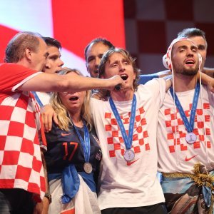 Vatreni na Trgu bana Jelačića