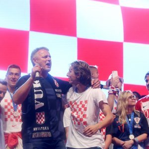 Vatreni na Trgu bana Jelačića