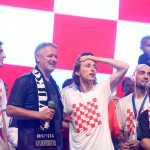 Vatreni na Trgu bana Jelačića