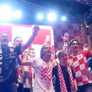 Vatreni na Trgu bana Jelačića