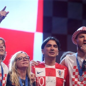 Vatreni na Trgu bana Jelačića