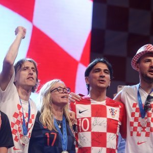 Vatreni na Trgu bana Jelačića