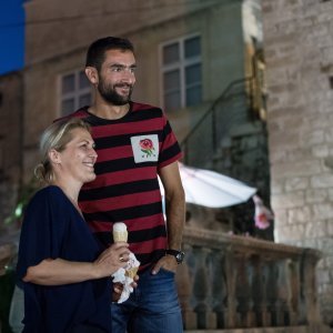 Marin i Kristina Čilić na Korčuli