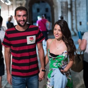 Marin i Kristina Čilić na Korčuli