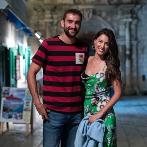 Marin i Kristina Čilić na Korčuli