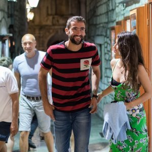 Marin i Kristina Čilić na Korčuli