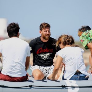 Lionel Messi s obitelji na Formenteri