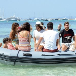 Lionel Messi s obitelji na Formenteri