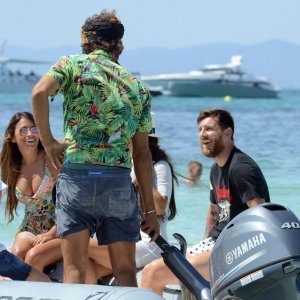 Lionel Messi s obitelji na Formenteri