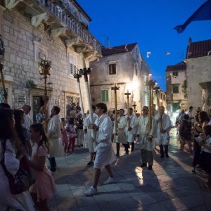 Procesija povodom proslave sv. Todora na Korčuli