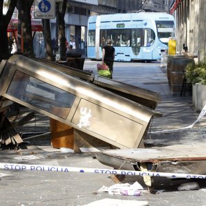 Prometna nesreća na Trgu burze