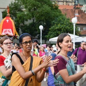 Indijski festival kočija ili Ratha-yatra na ulicama Zagreba