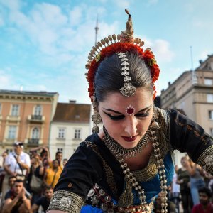 Indijski festival kočija ili Ratha-yatra na ulicama Zagreba