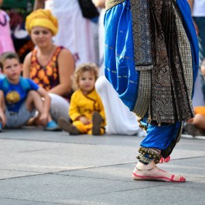 Indijski festival kočija ili Ratha-yatra na ulicama Zagreba