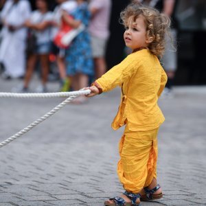 Indijski festival kočija ili Ratha-yatra na ulicama Zagreba