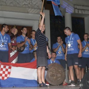 Predsjednica Grabar-Kitarović sudjelovala na dodjeli medalja najbržim lađarima