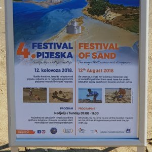Festival pijeska u Ninu