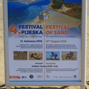 Festival pijeska u Ninu