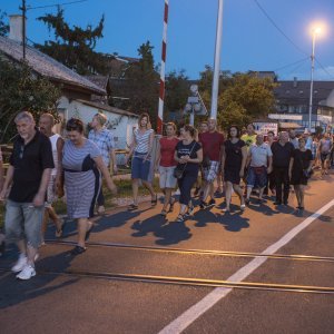 Prosvjed i svijeće za Mattea Ružića