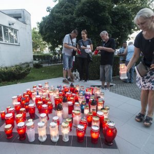 Prosvjed i svijeće za Mattea Ružića