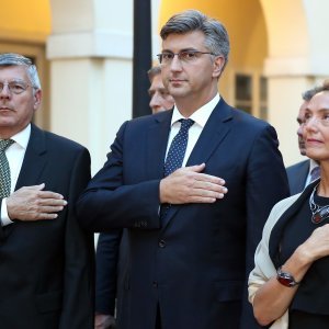 Željko Reiner, Andrej Plenković i Marija Pejčinović Burić