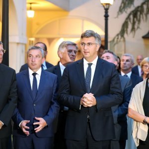 Željko Reiner, Predrag Štromar, Andrej Plenković i Marija Pejčinović Burić